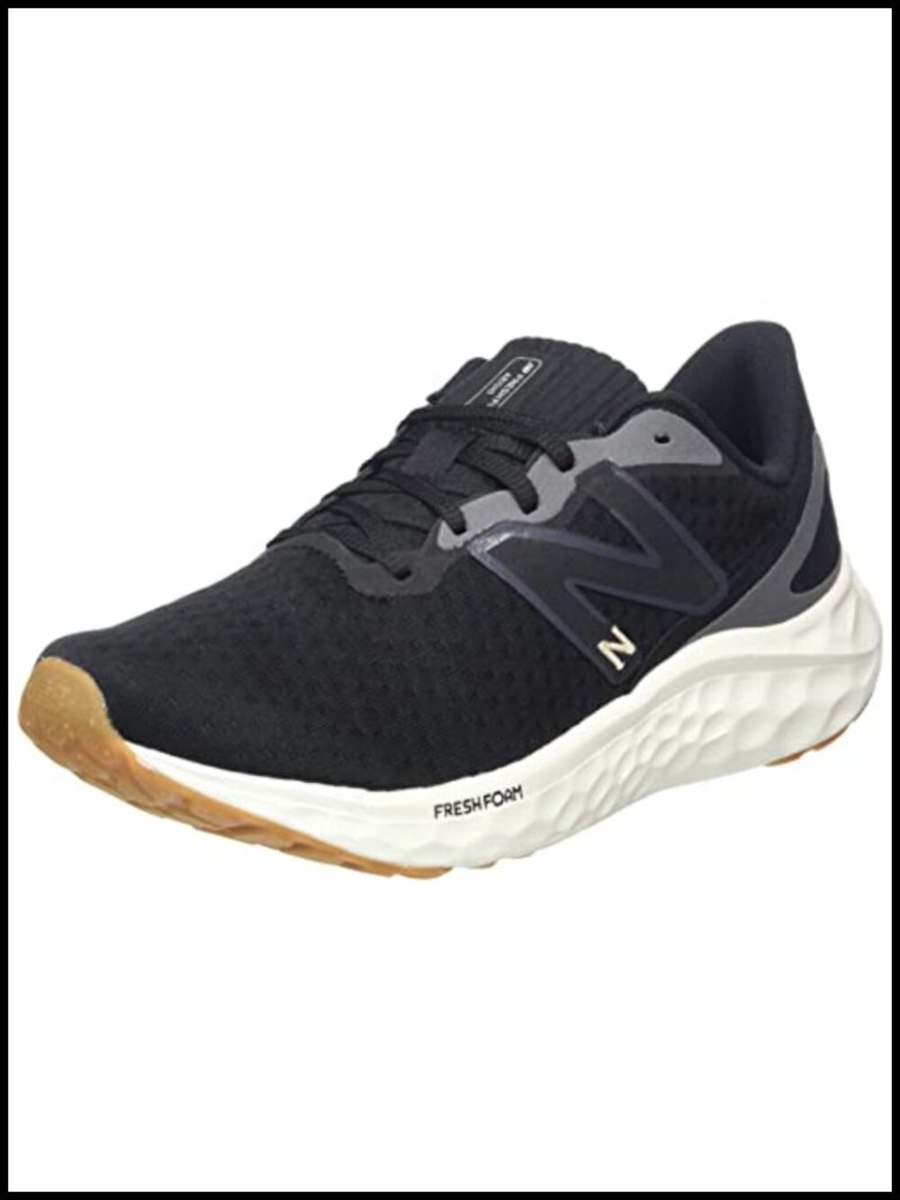 Mesh & Suede Lace-Up Running Shoes with Cushioning